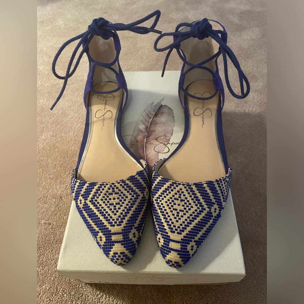 Jessica Simpson Zeena Blue/Indigo Flat